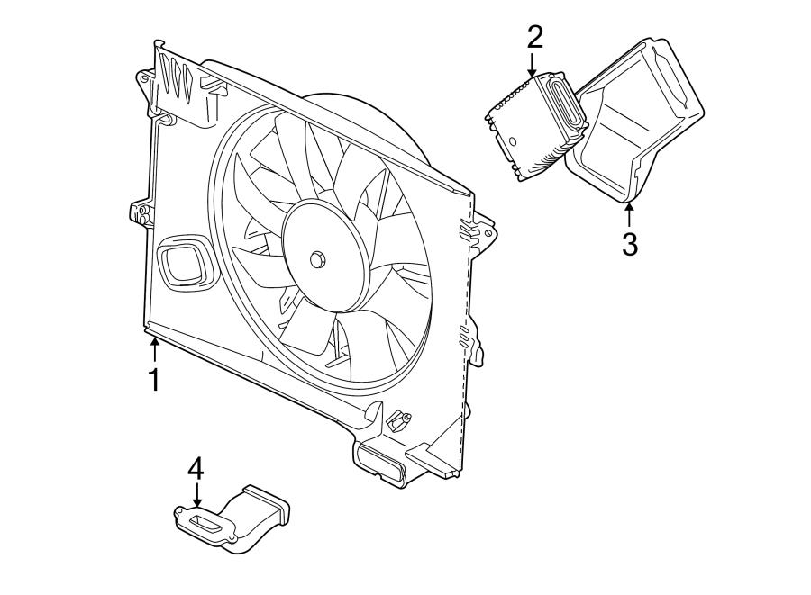 Jaguar XK8 Engine Cooling Fan Assembly. FAN & MOTOR. Fan assy. FAN ...