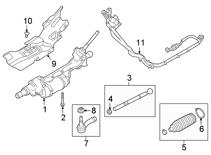 Jaguar E-Pace Harness - link. Wire harness. To vin j1z10113. Steering