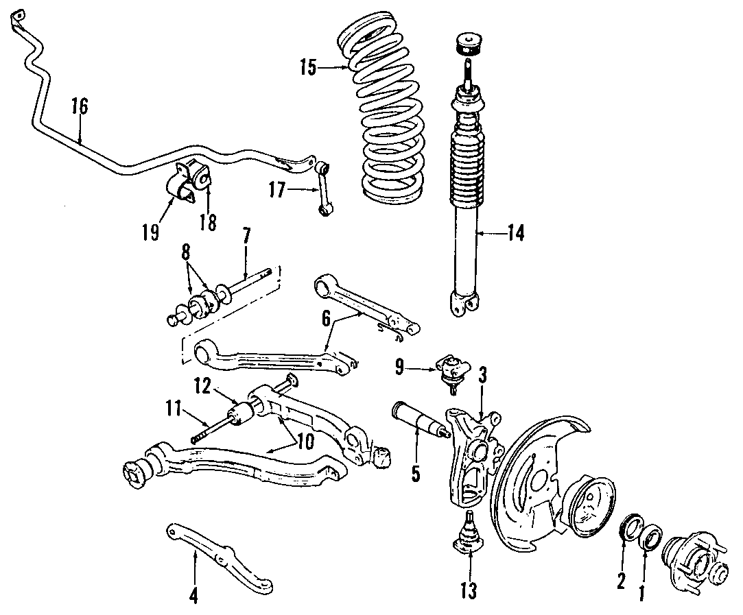 Jaguar XJ6 Axle - stub. Spindle. Stub axle. Stub shaft. 6 cylinder ...