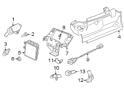 Jaguar XJ Tire Pressure Monitoring System Sensor Grommet. VIN, Valve ...